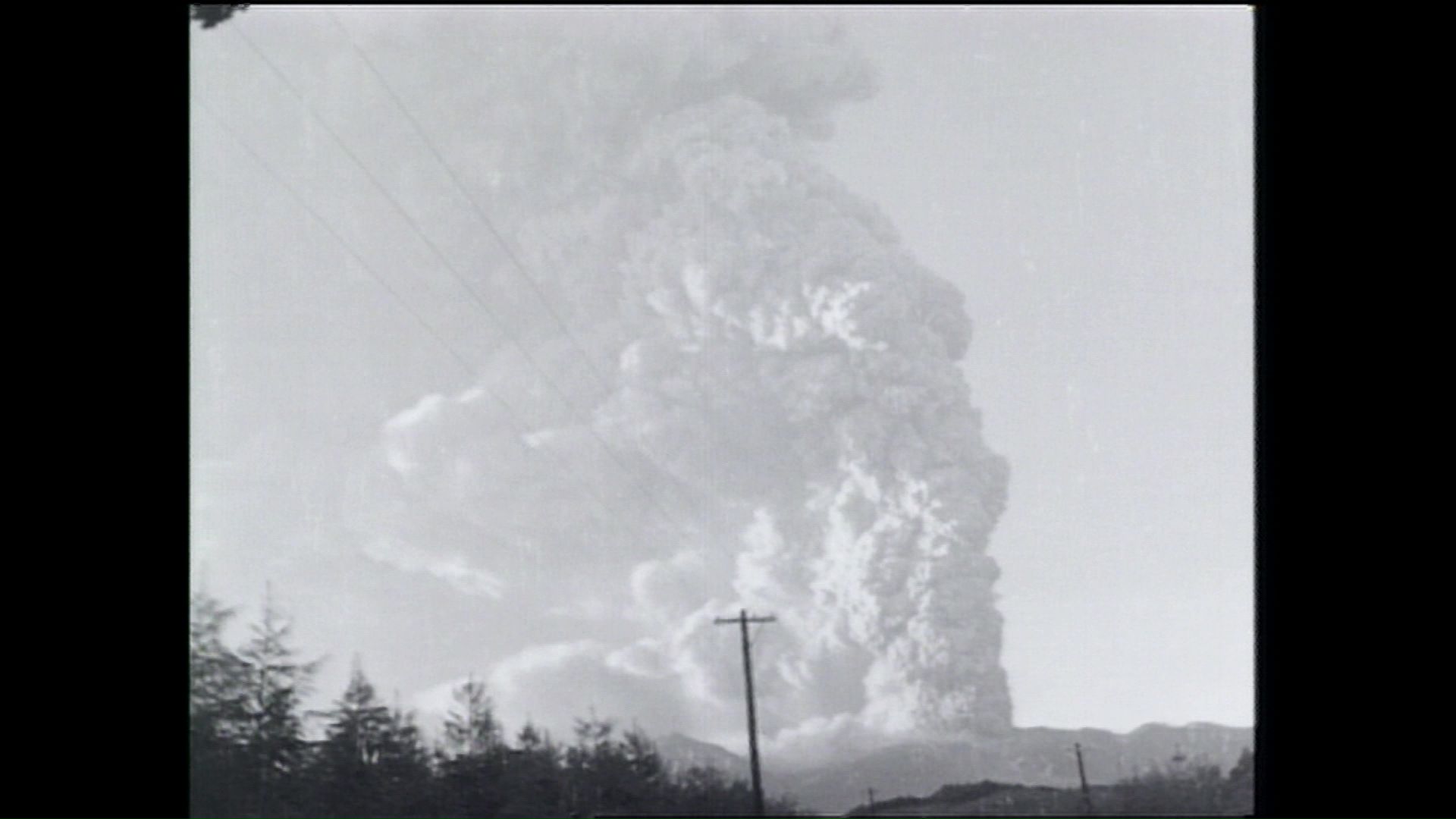 最も大きな被害があった1926年の噴火の様子