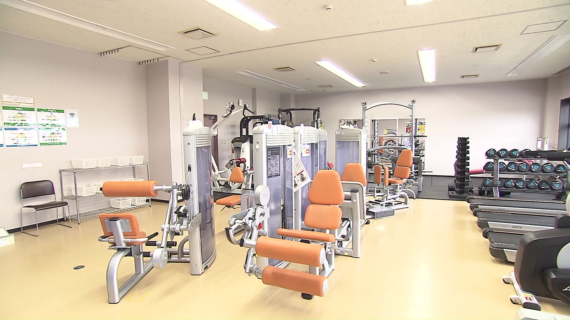 トレーニング器具などを充実させ利用者が増加