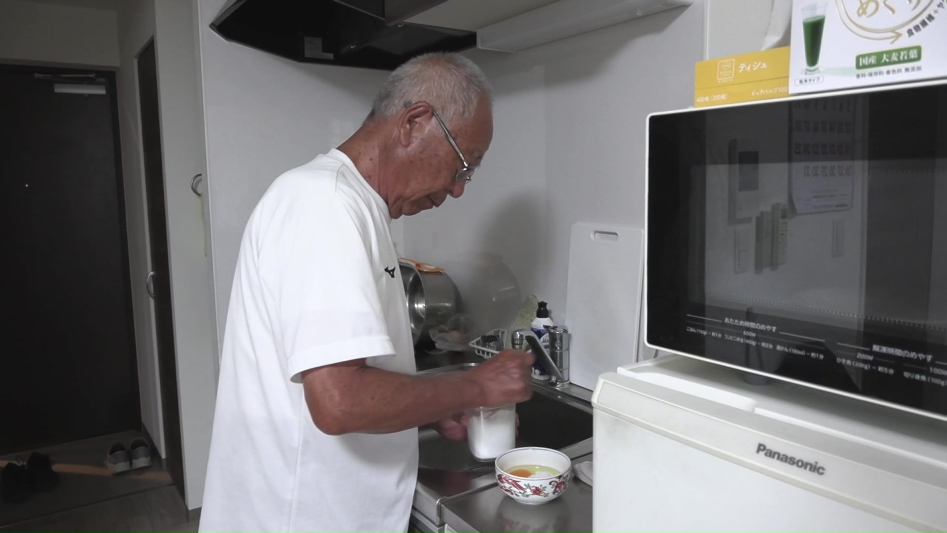 サ高住は食事付きだが、菅原さんは自炊をしている