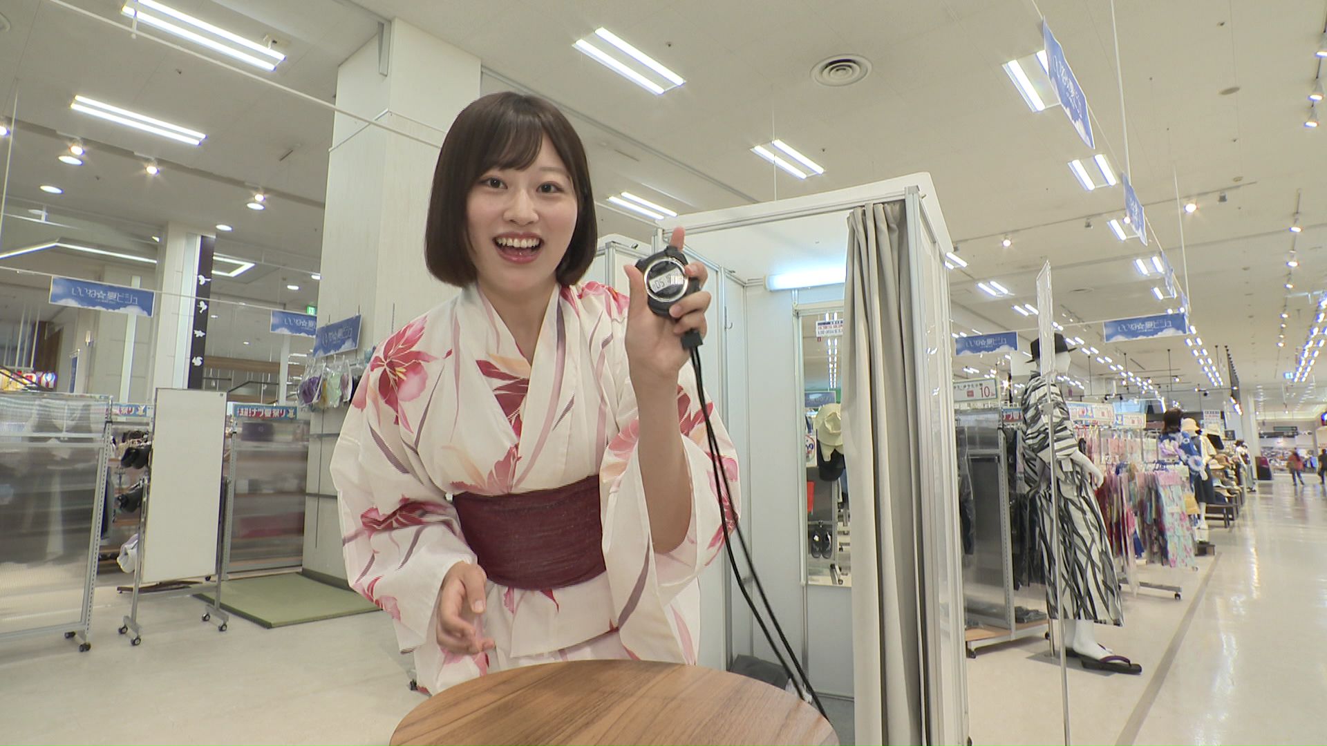 着付けの時間はなんと5分18秒！