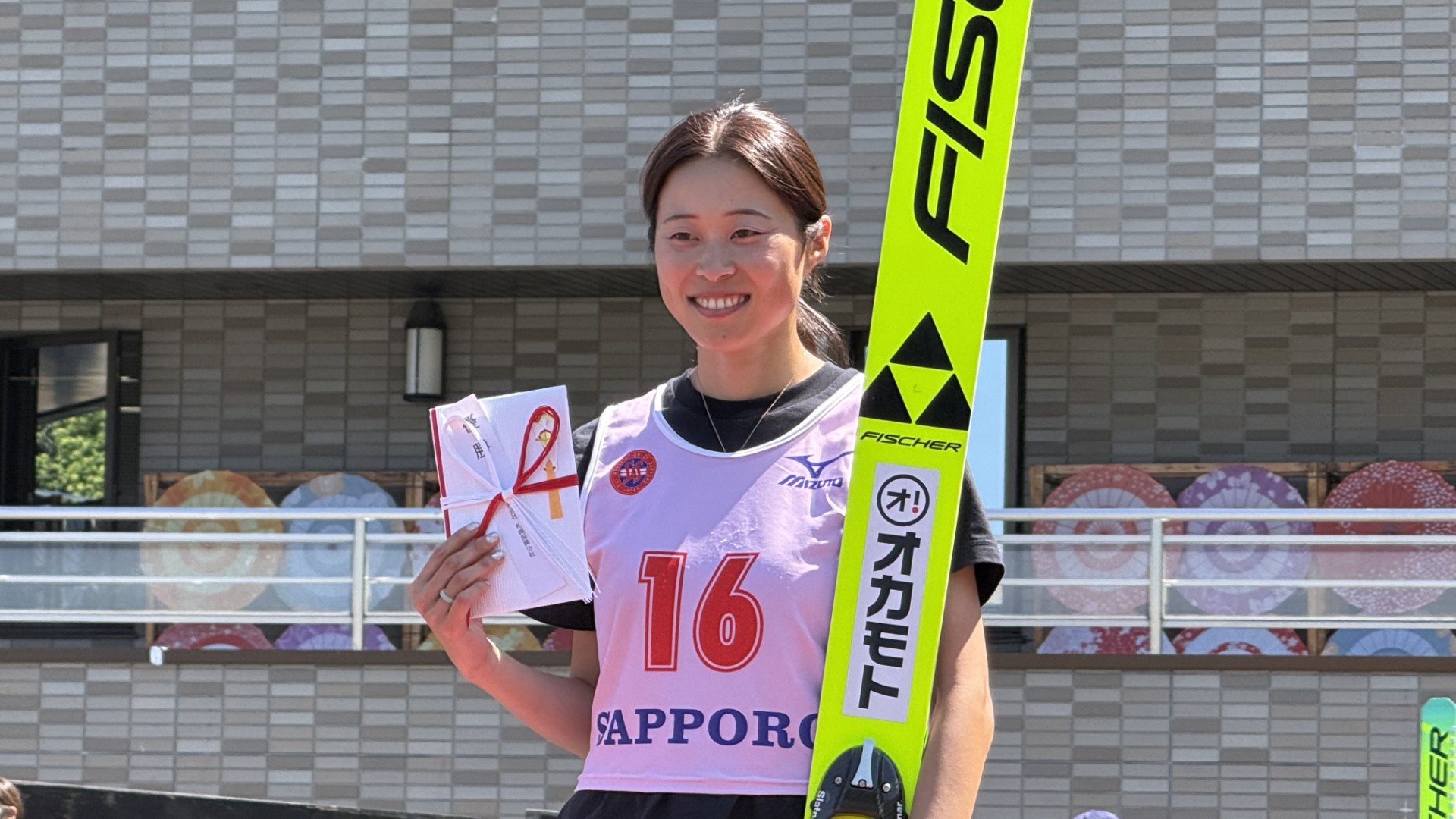 8月2日大成建設チャレンジカップで優勝した勢藤優花選手