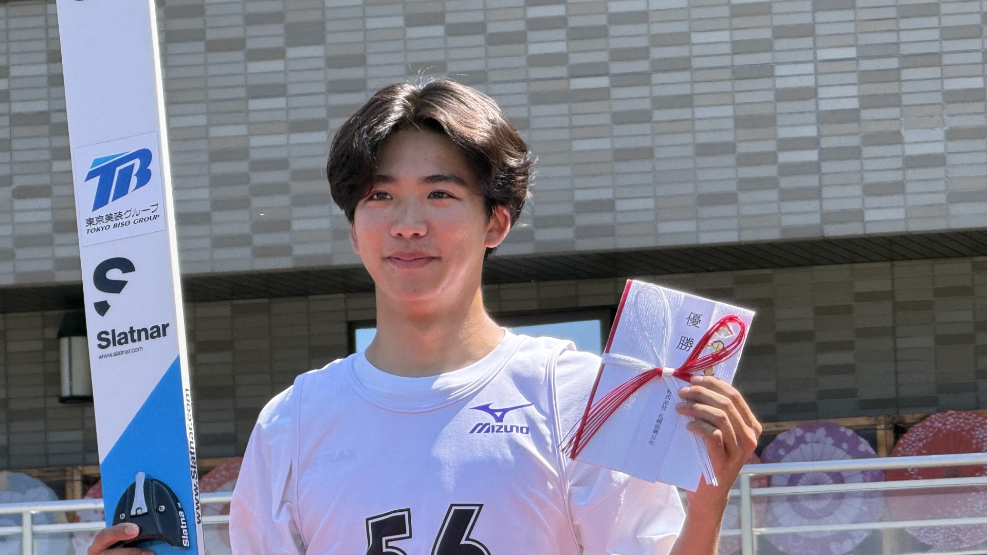 8月2日大成建設チャレンジカップで優勝した布施飛雄真選手