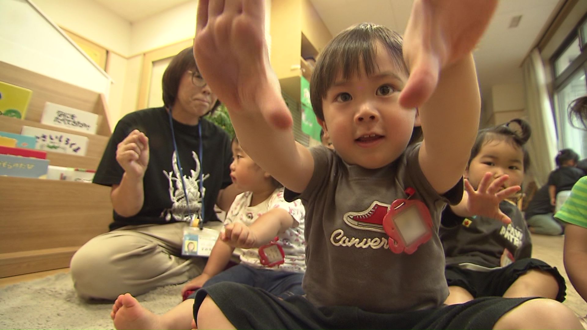 「はやきた子ども園」に通う子どもたち