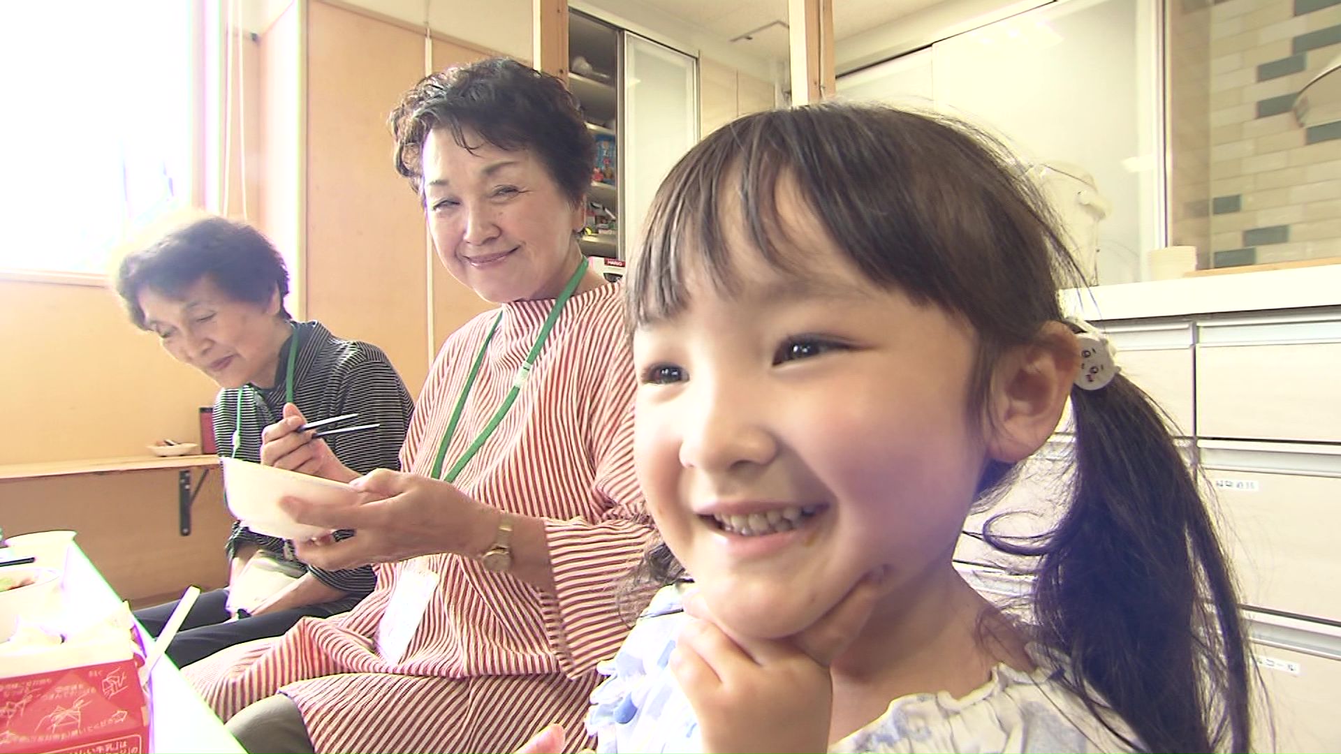 楽しいと話す子ども