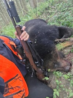 5月中旬にヒグマ1頭を捕獲した高崎さん