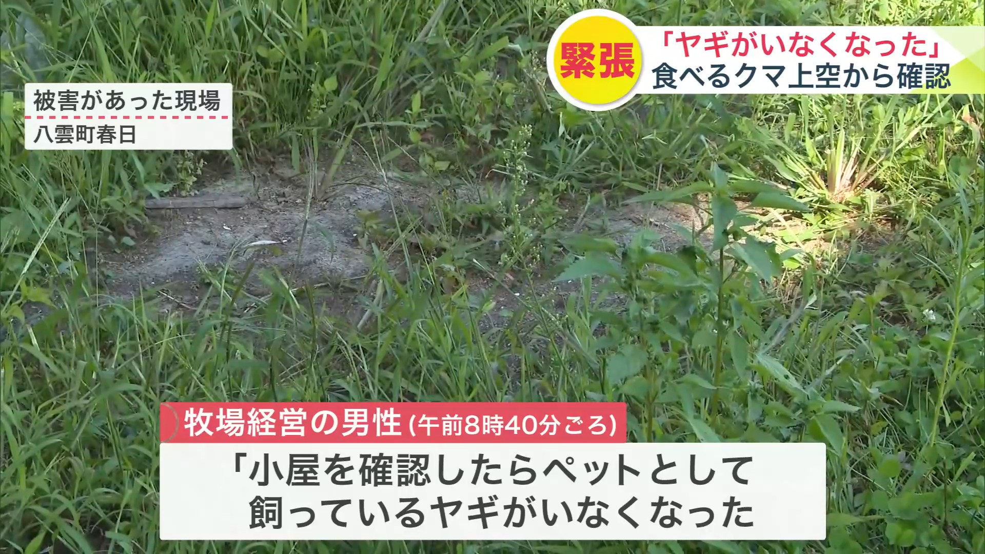 被害があった現場