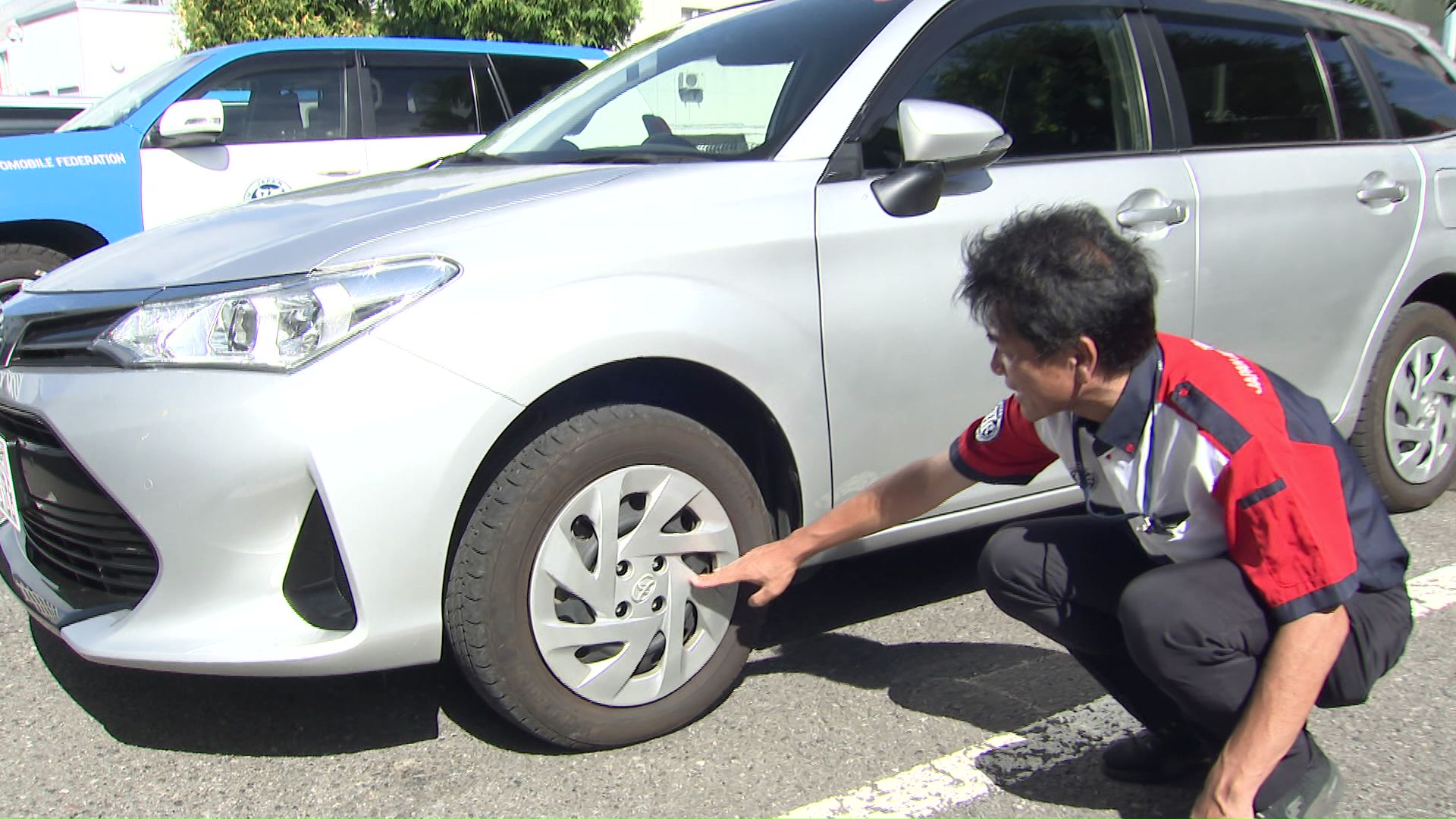 「タイヤの半分くらいまで水が来ていたら走行をやめるのが安全」