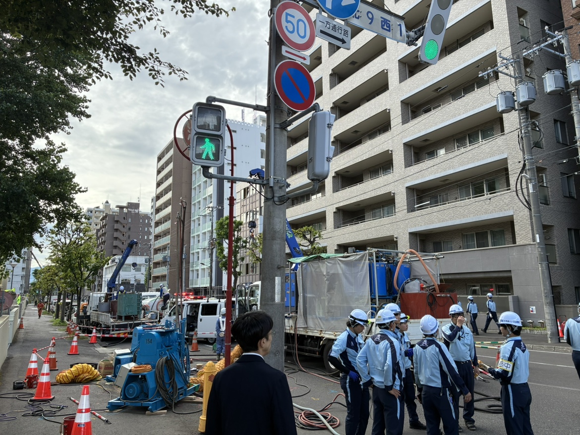 ガス漏れがあった現場