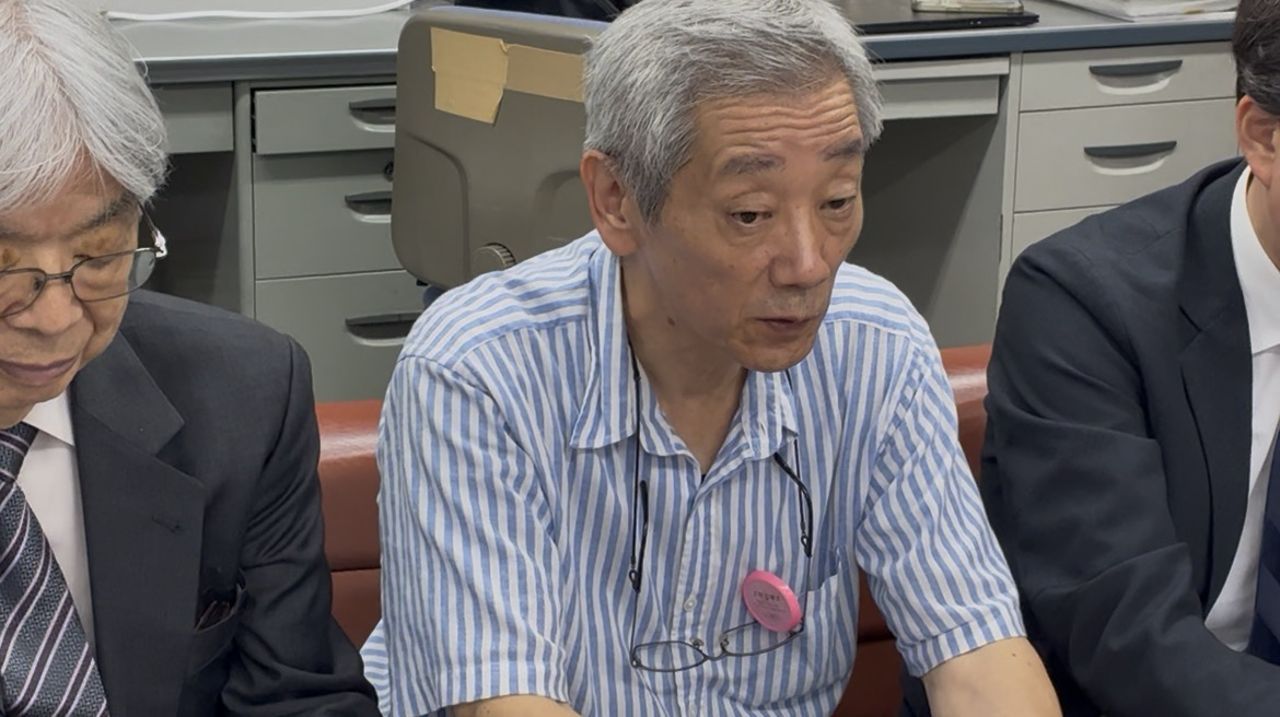 東電と和解した原告団の中手聖一団長