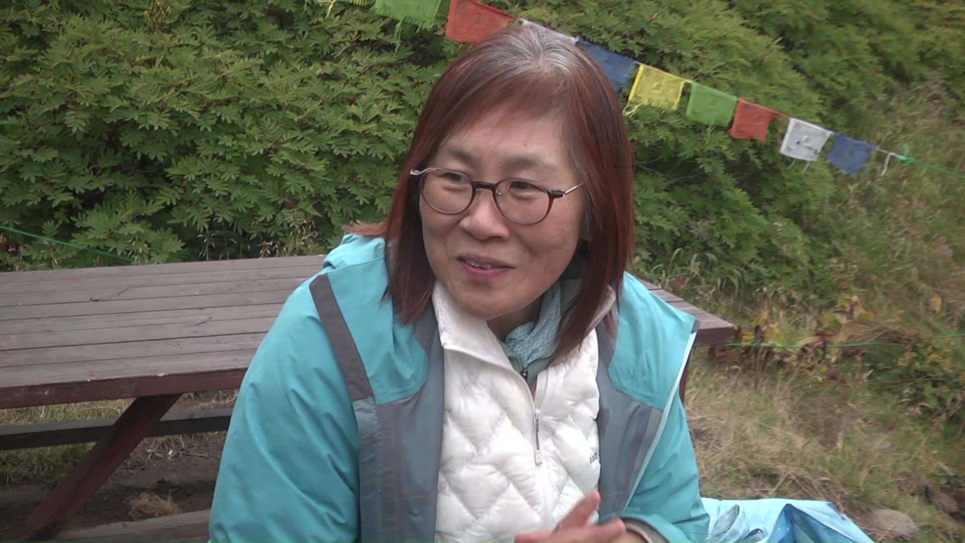 楽しくサバイバルを学ぼうと心がける登山者