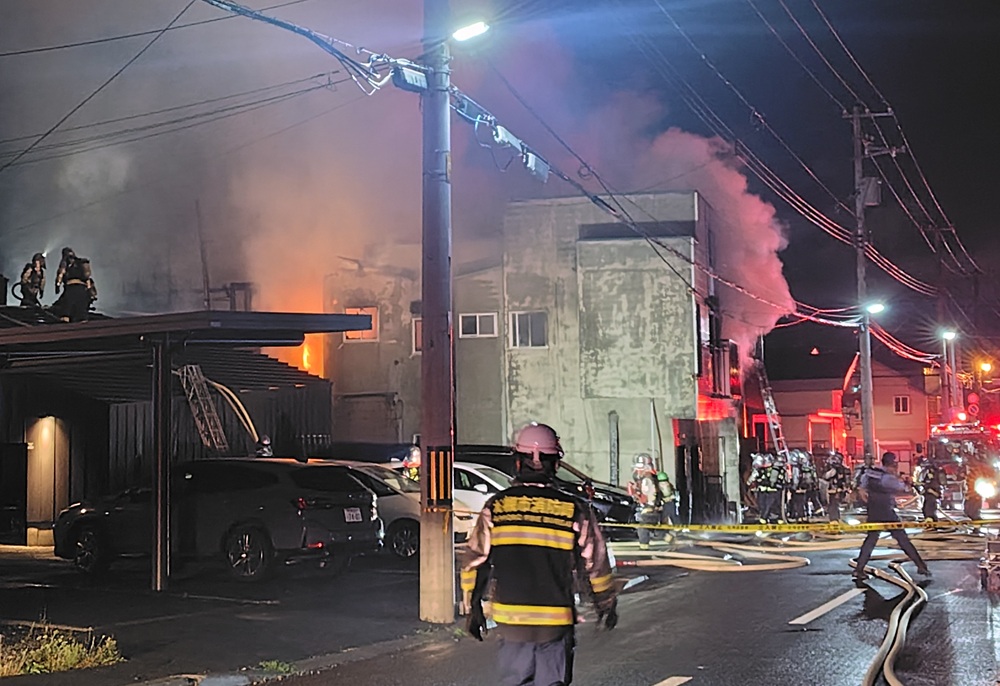 火事があった現場