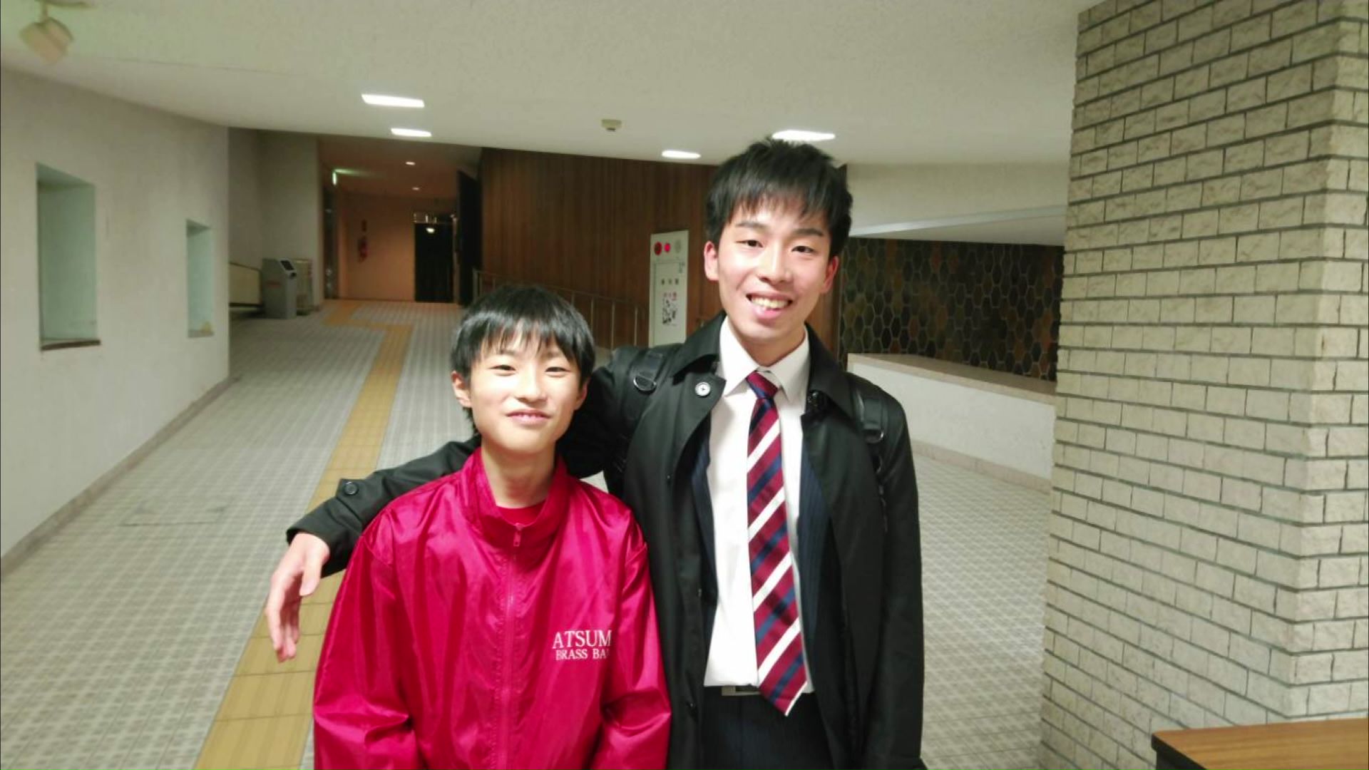 吹奏楽団でパーカッションを演奏していた高橋さんと出会った