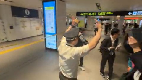 事件があった現場（撮影：視聴者）
