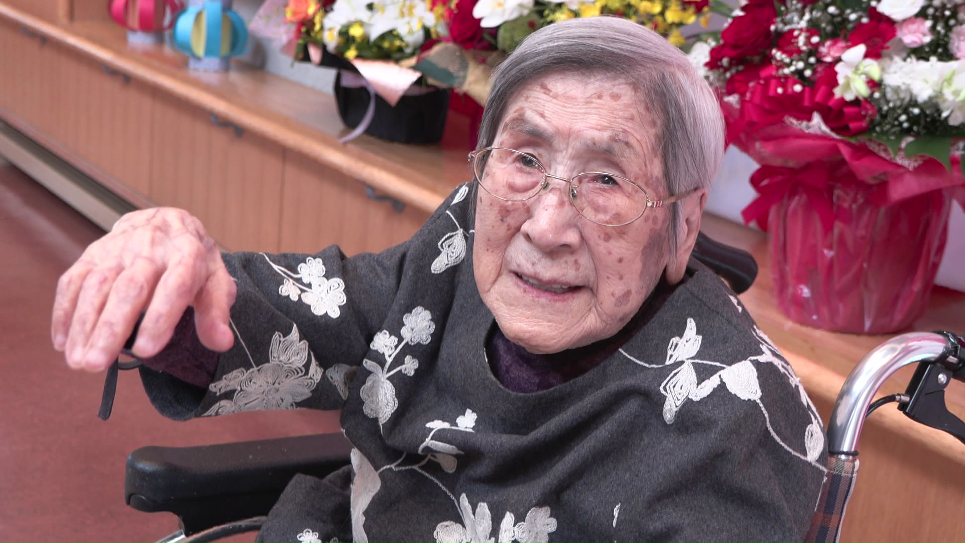 根室市在住の山本ソノさん（112歳）