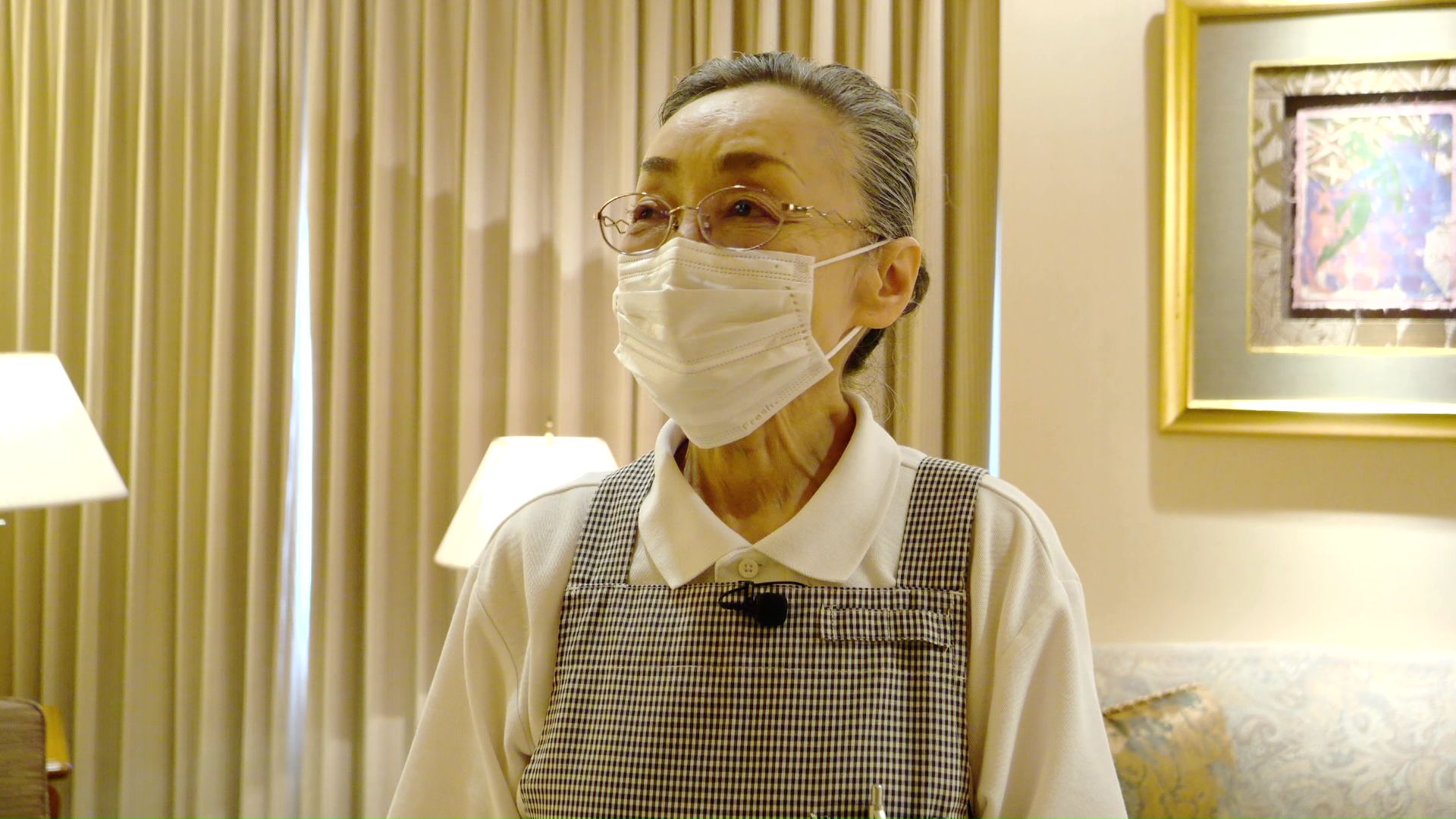 44年にわたり働いてきた客室係の首藤幸子さん