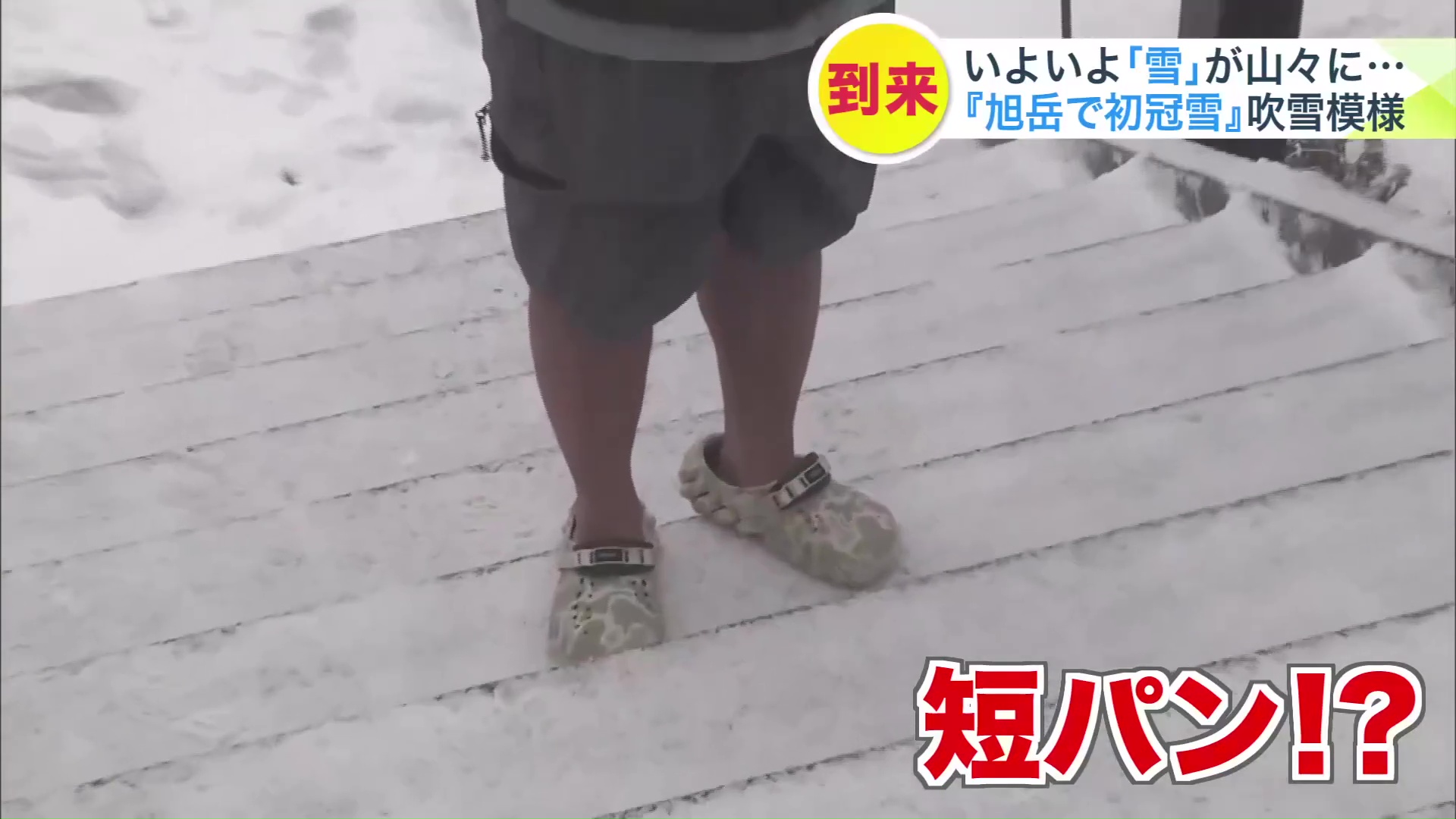 短パンの軽装で来る観光客も