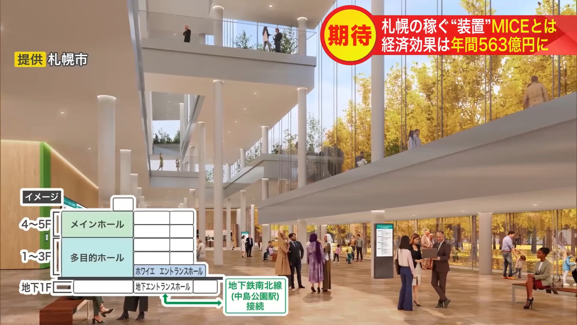 地下鉄南北線の中島公園駅とも直結