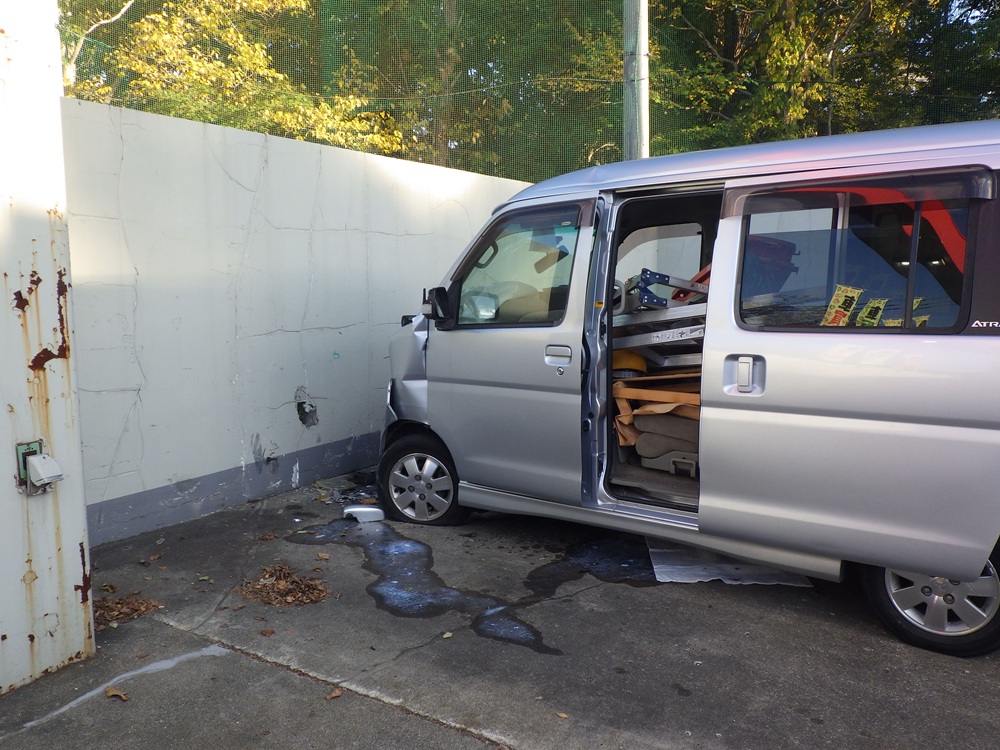 事故があった現場（提供：北海道警）