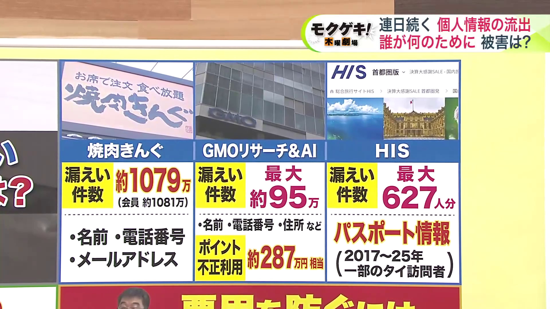 個人情報の流出はほかの企業でも