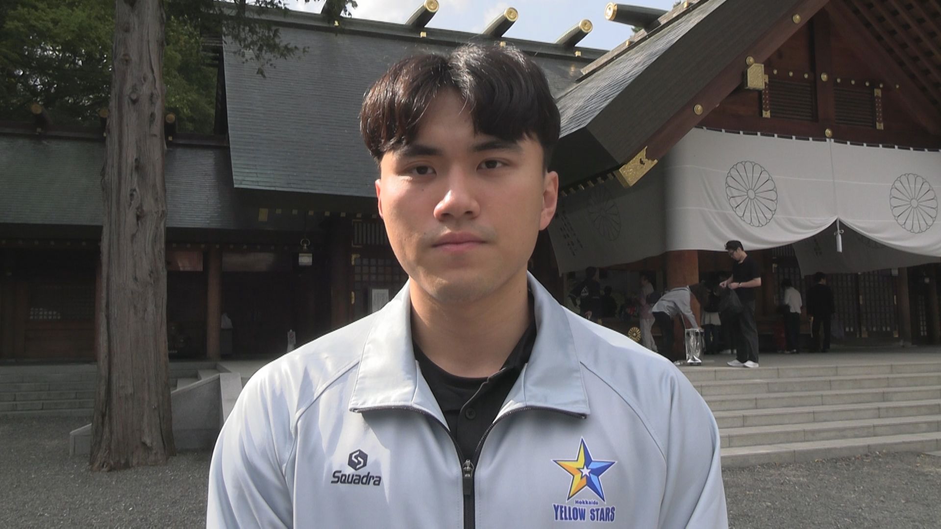 【イエロースターズ】北海道神宮で必勝祈願！チームに合流したチャン・ユーシェンが公の場に初登場「みんなと一緒に成長していきたい」