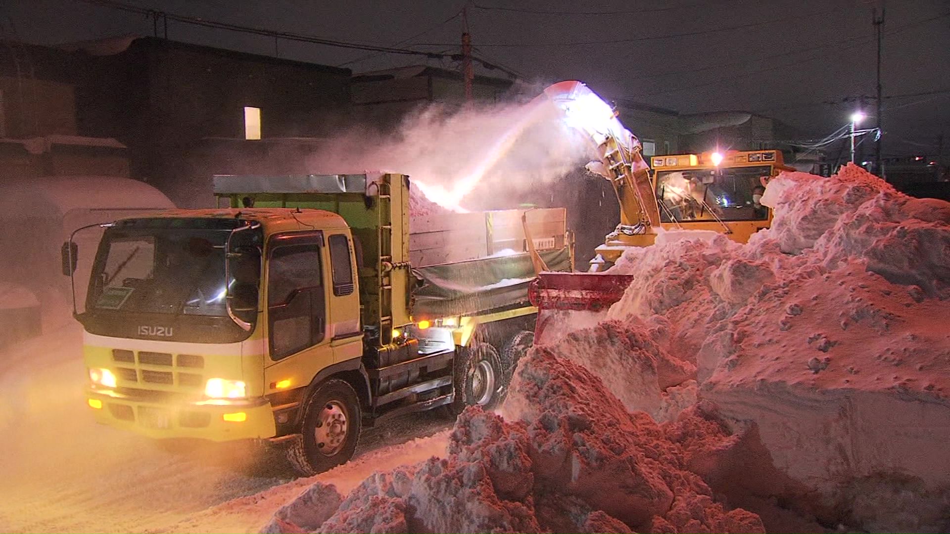 札幌市内の除排雪の様子(資料)