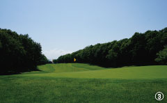 HOLE No.1 393ヤード　PAR4