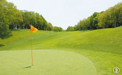 HOLE No.4 374ヤード　PAR4